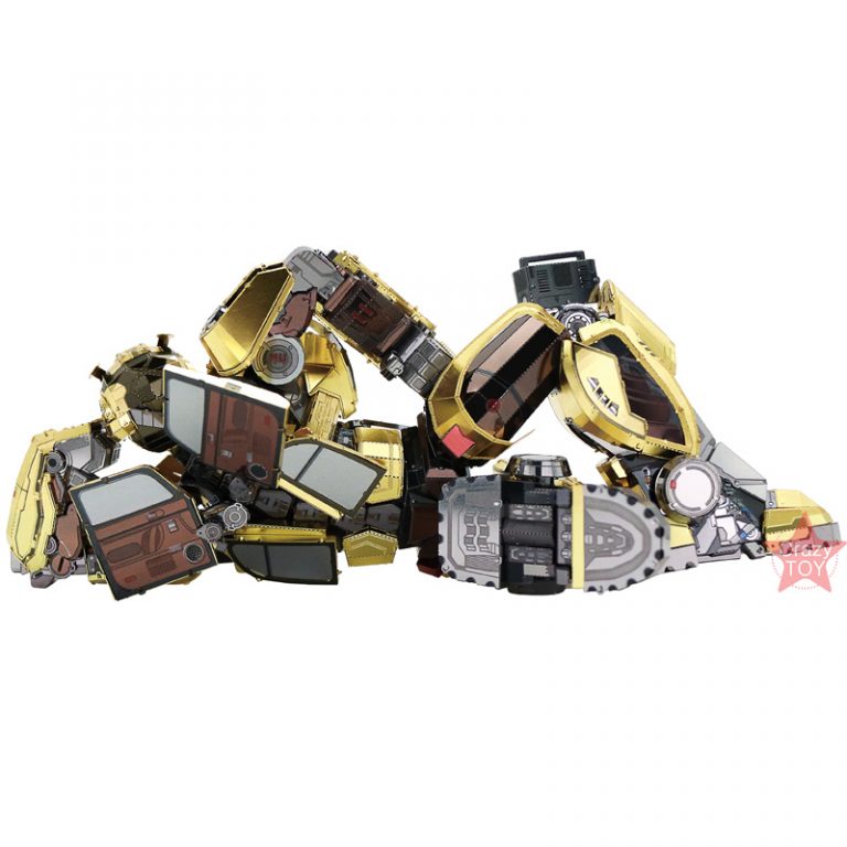 MU Transformers Bumblebee Movies DIY 3D Metal Puzzle Assemble Model