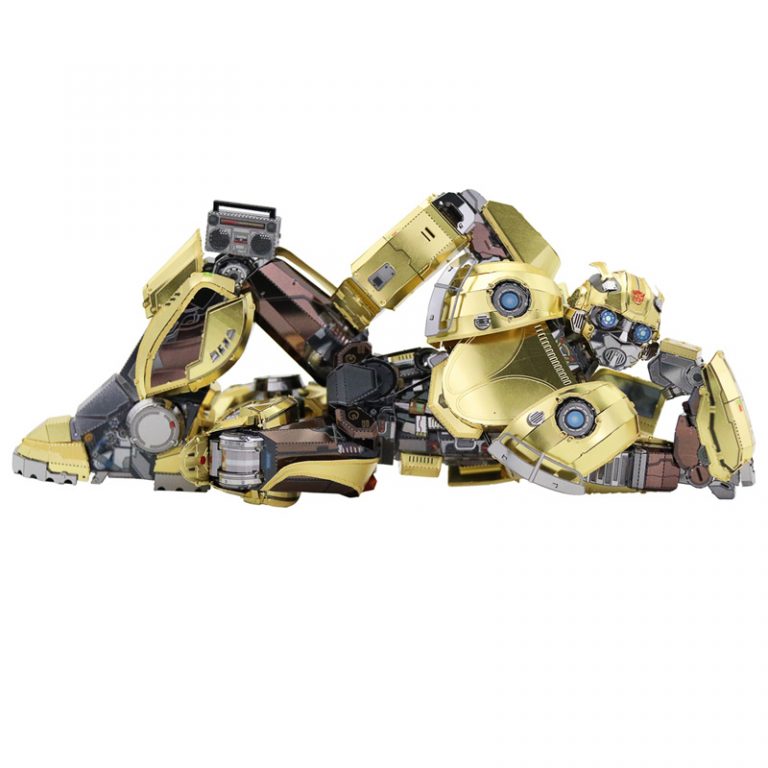 MU Transformers Bumblebee Movies DIY 3D Metal Puzzle Assemble Model ...
