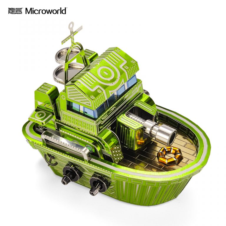 Mircro Model Kits Microworld Q Version Battleship Z028 3D Metal Model Kits DIY Assemble ...